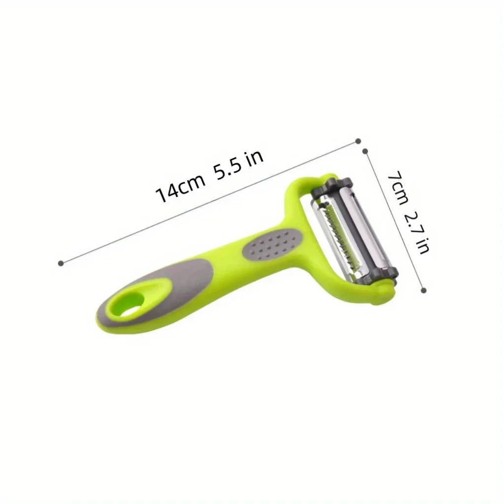 Éplucheur rotatif 3 en 1 pour fruits, légumes, chou, salade, carottes, pommes de terre, râpe multifonction pour cuisine, éplucheur julienne
