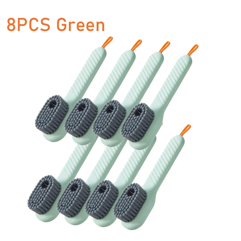 Cleaning Brush Soft Bristled Liquid Shoe Brush Long Handle Brush Clothes Brush Shoe Clothing Board Brush Household Cleaning Tool