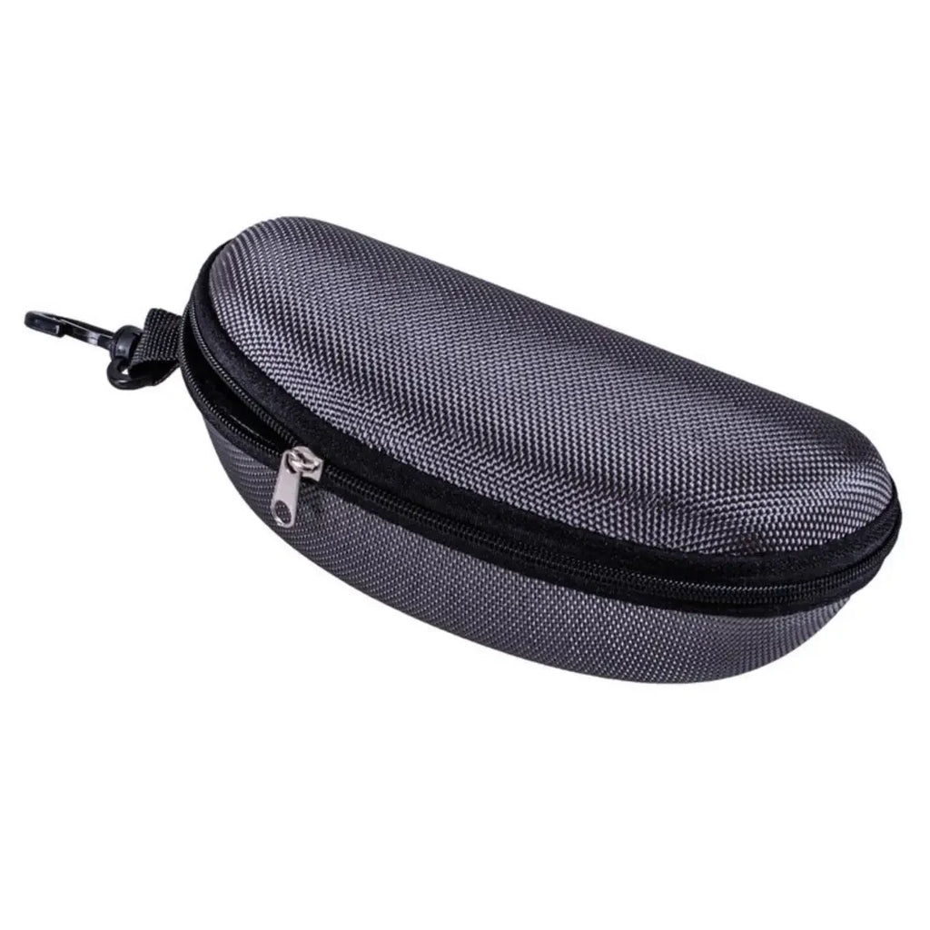 Étui à lunettes de soleil Portable, 1 pièce, protecteur en tissu Oxford dur EVA, étui à lunettes à fermeture éclair avec mousqueton, accessoires pour lunettes unisexes