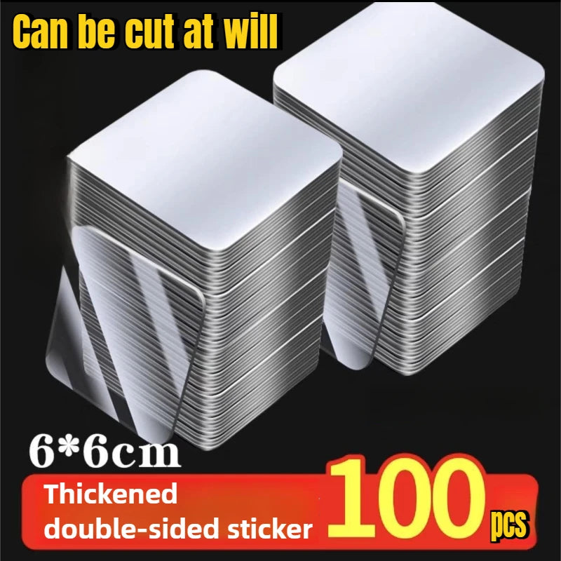 Transparent double-sided adhesive tape, strong double-sided adhesive tape, waterproof wall stickers suitable for bathrooms