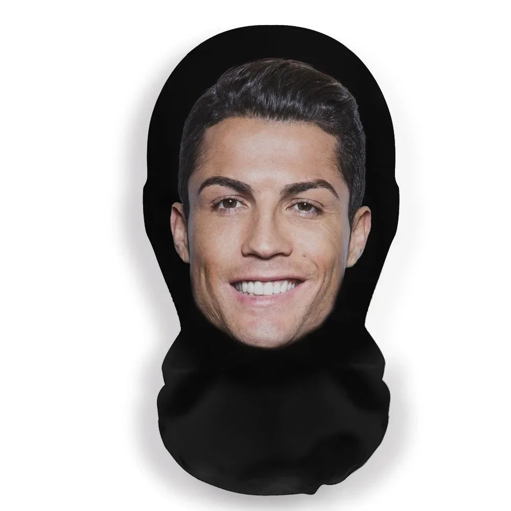 Masque Kanye imprimé en 3D pour cosplay, masque intégral en maille extensible pour hommes et femmes, déguisement de rôle, cagoule tendance pour Halloween