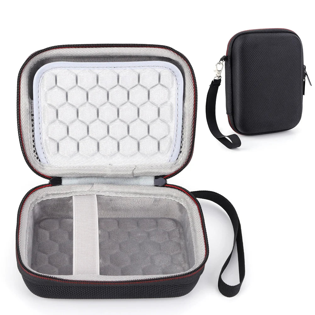 Étui de transport rigide pour R35S R36S, sac de rangement de voyage anti-rayures et antichoc avec sac en maille et dragonne pour Anbernic RG35XX/V/VS