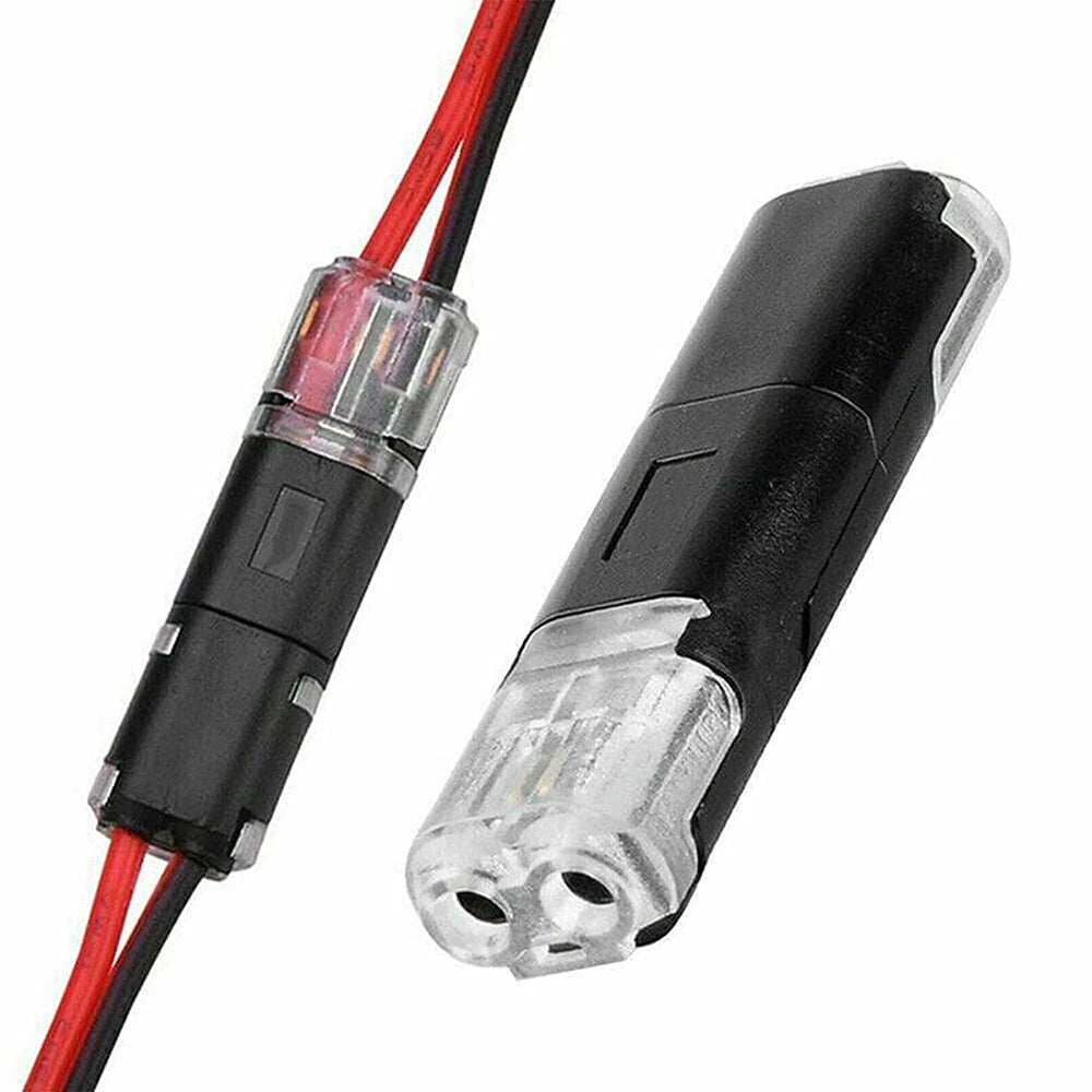 Connecteur électrique étanche pour voiture, 2 broches, câble métallique, automobile, 12 pièces/ensemble