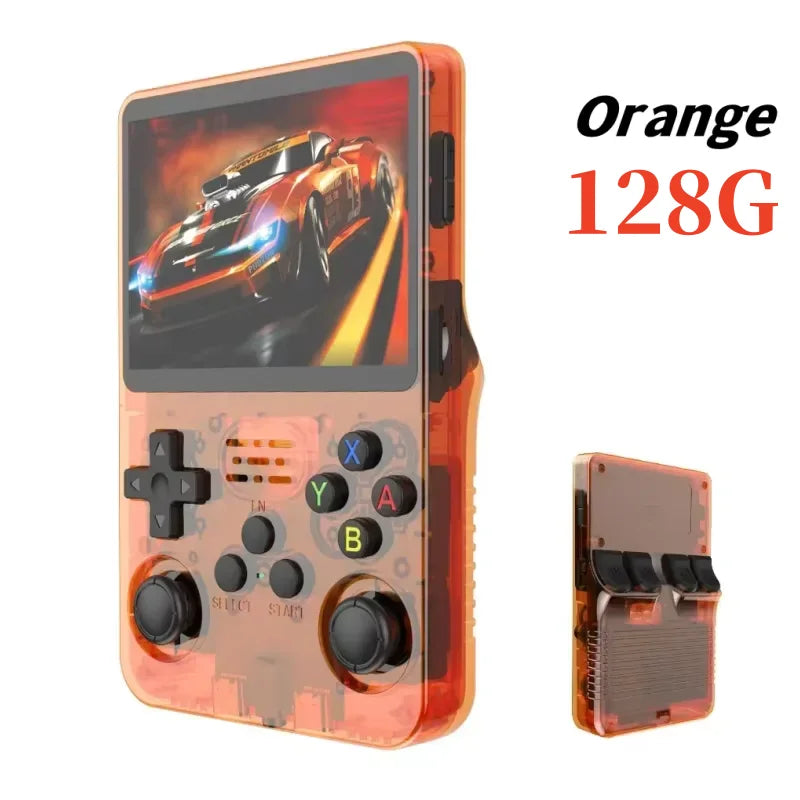 Console de jeu vidéo portable rétro R36S, système Linux, écran IPS de 3,5 pouces, lecteur portable, jeux de 64 Go, plusieurs couleurs sont disponibles