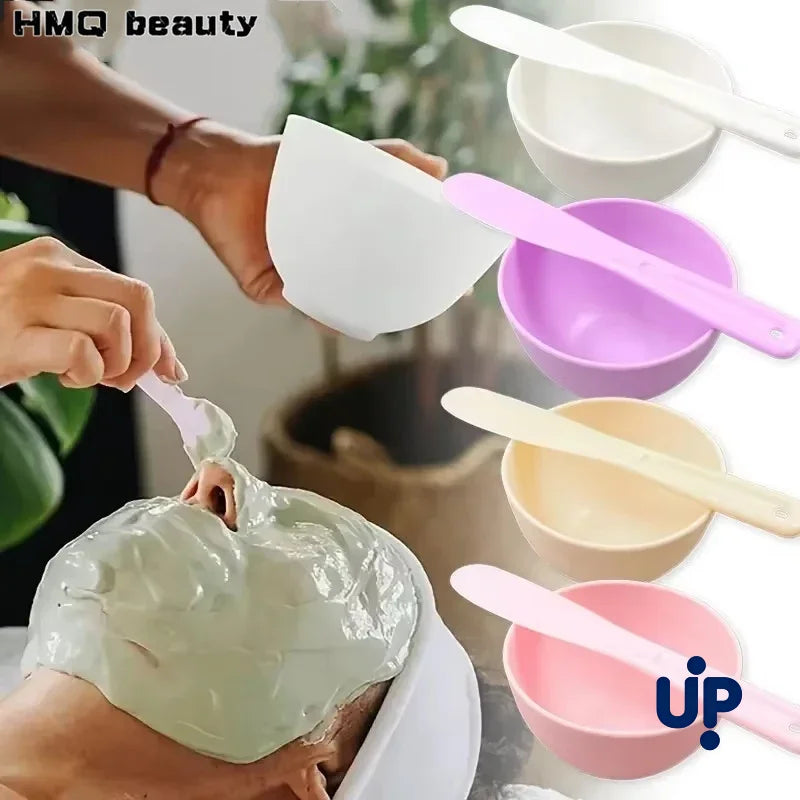 Ensemble de bols à mélanger masques faciaux, kit d'outils de soins du visage, masque en silicone, brosse, applicateur visage, mesure à spatule, cuillère de produits de beauté